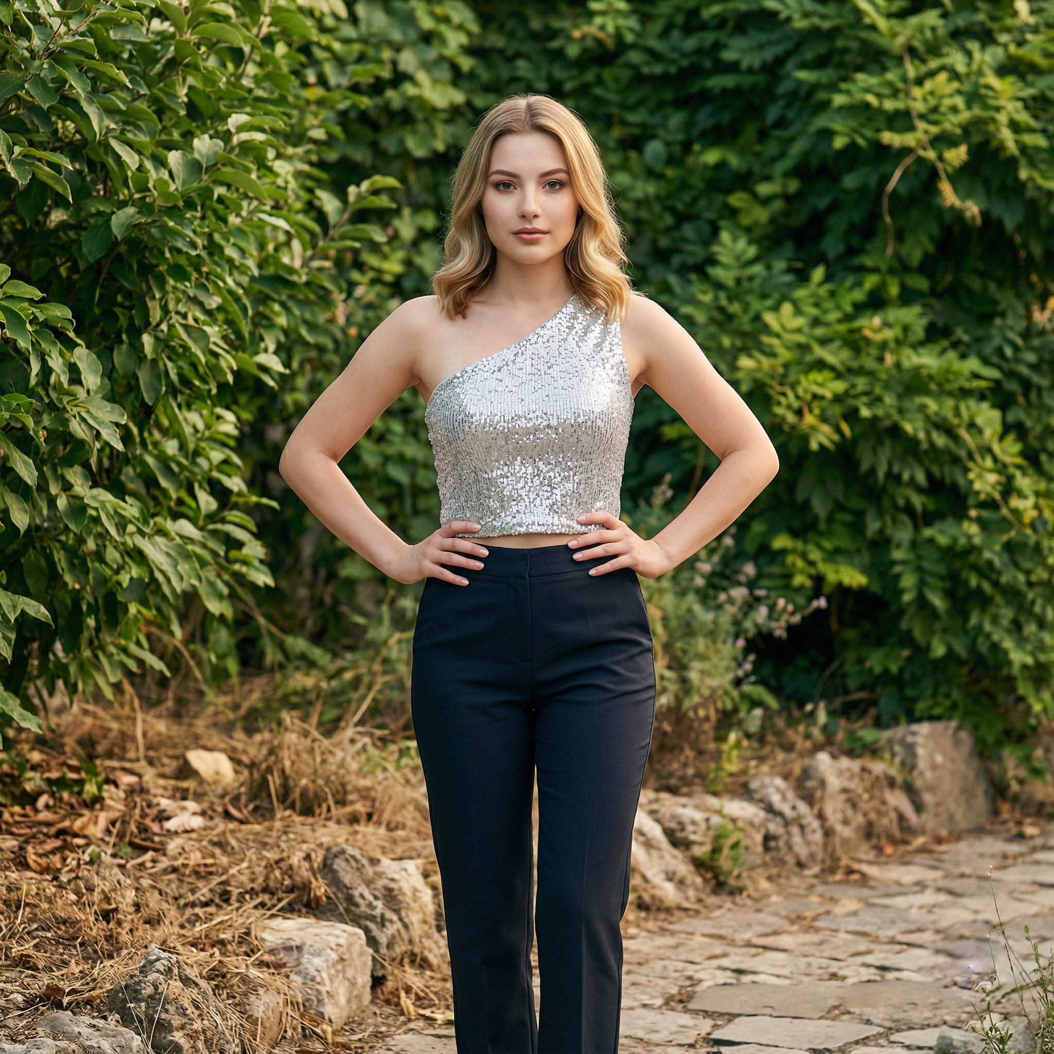 Top de Ombro Caído Reveillon