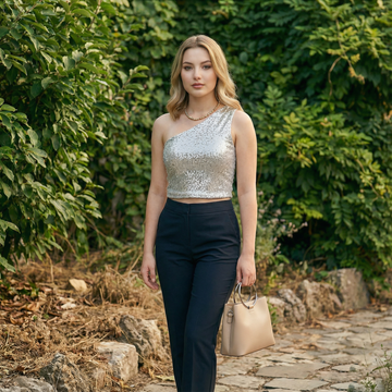 Top de Ombro Caído Reveillon