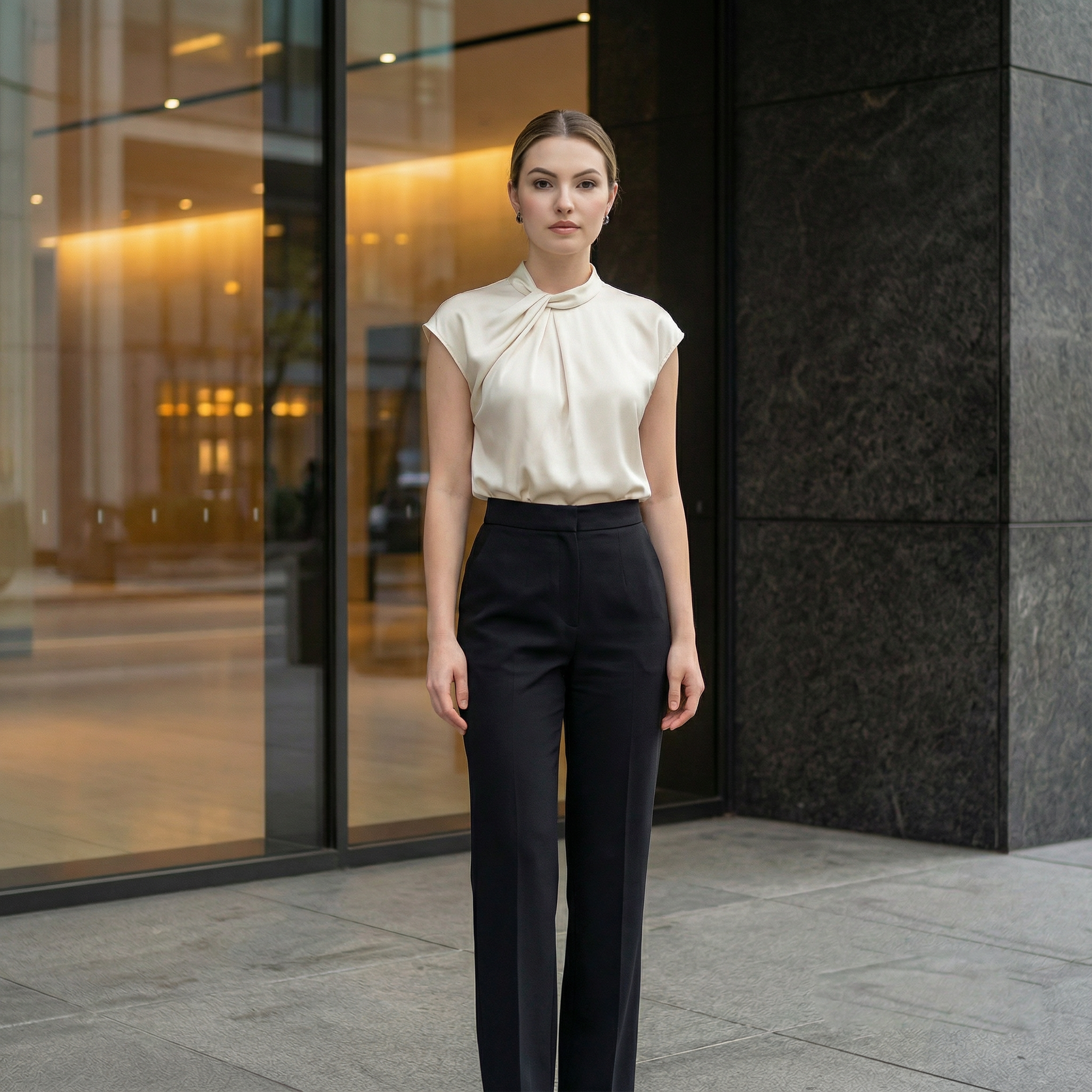 Blusa Mua Alfaiataria Feminina