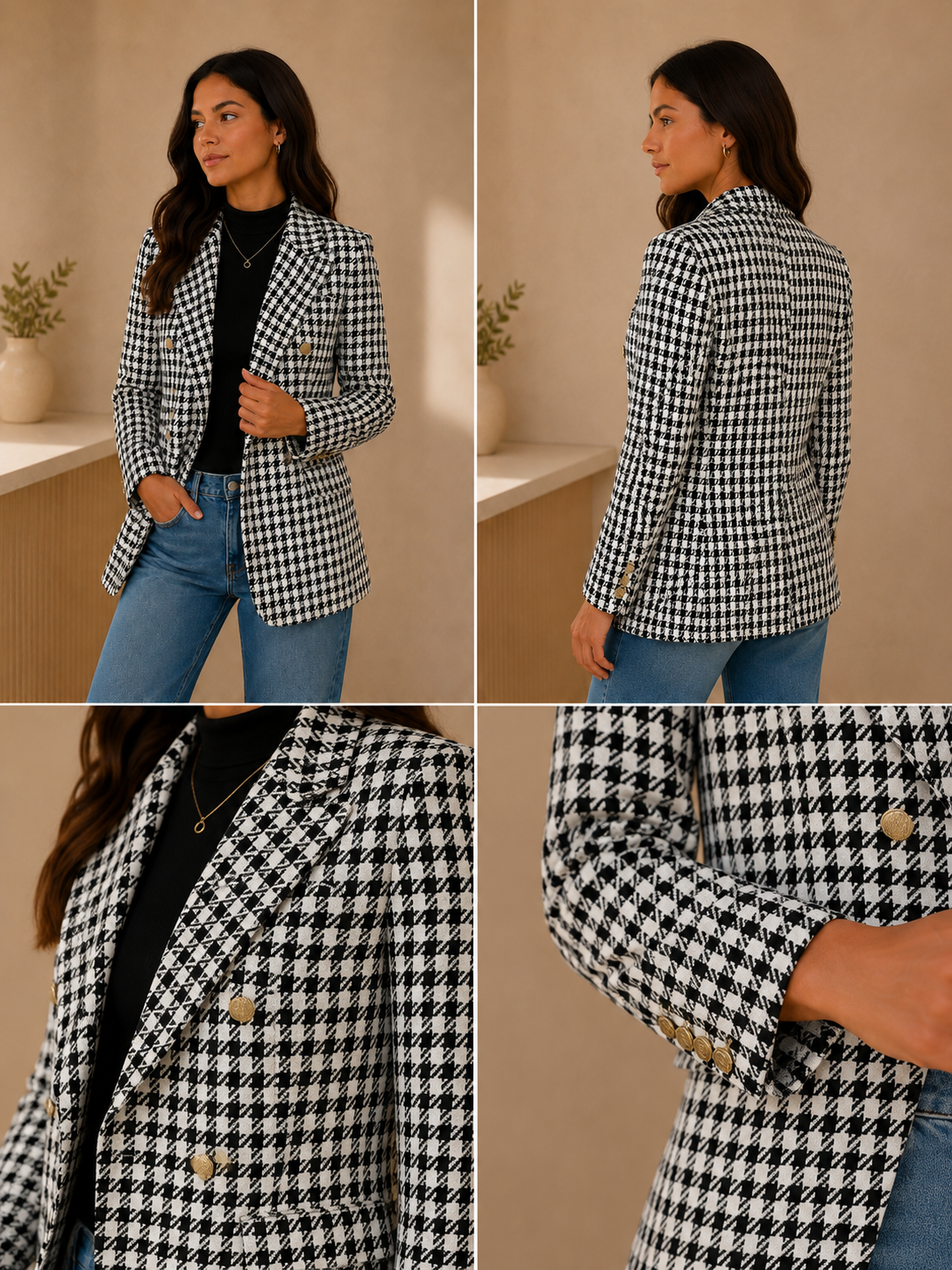 Blazer Vintage Feminino
