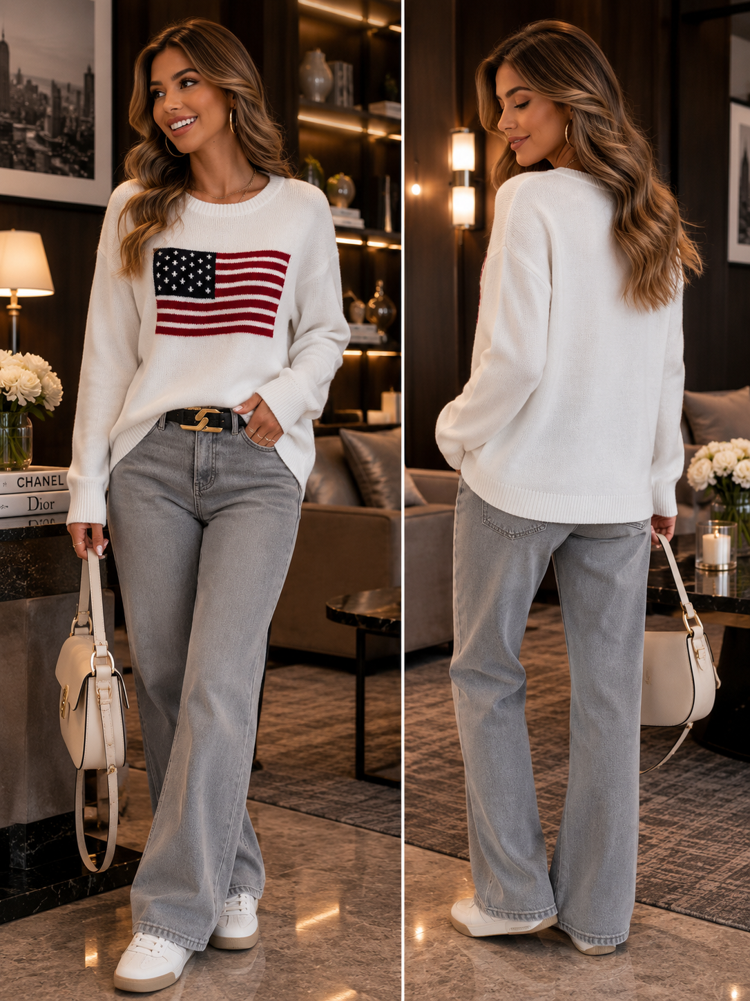 Suéter Feminino USA