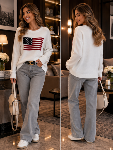 Suéter Feminino USA