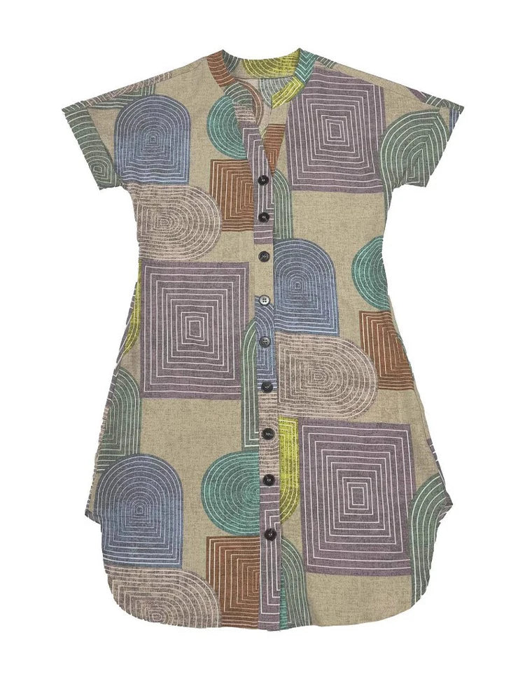 Vestido Camisa Moda Europeia Feminino