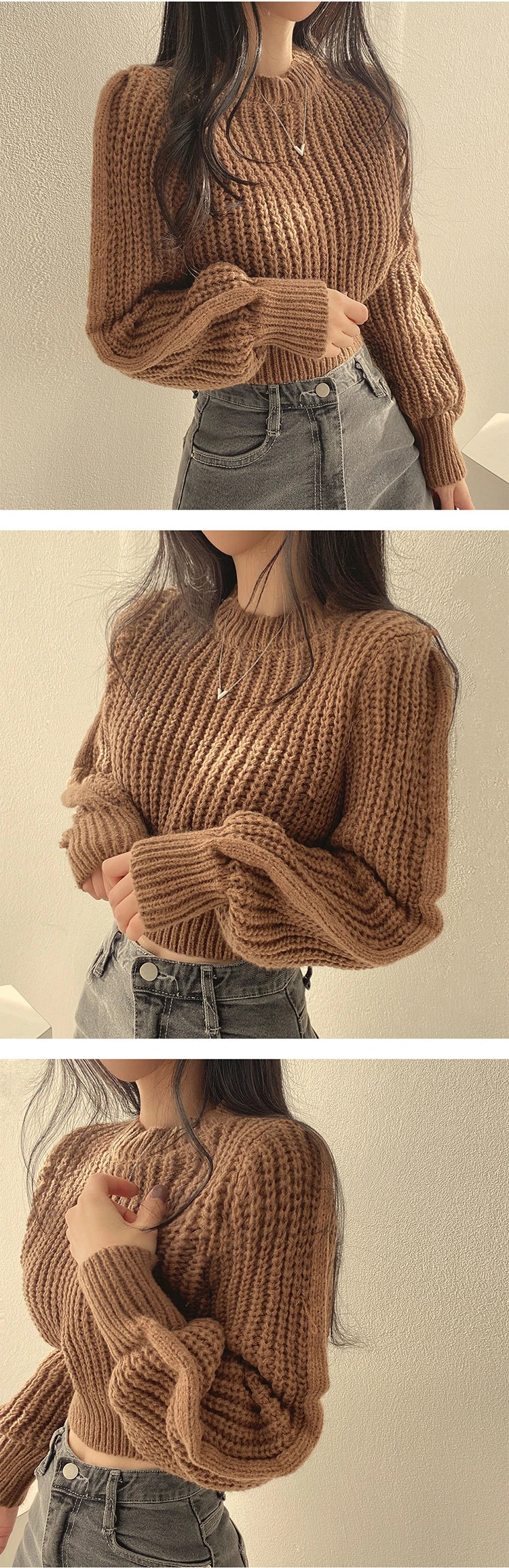 Suéter Tricot Feminino Inverno