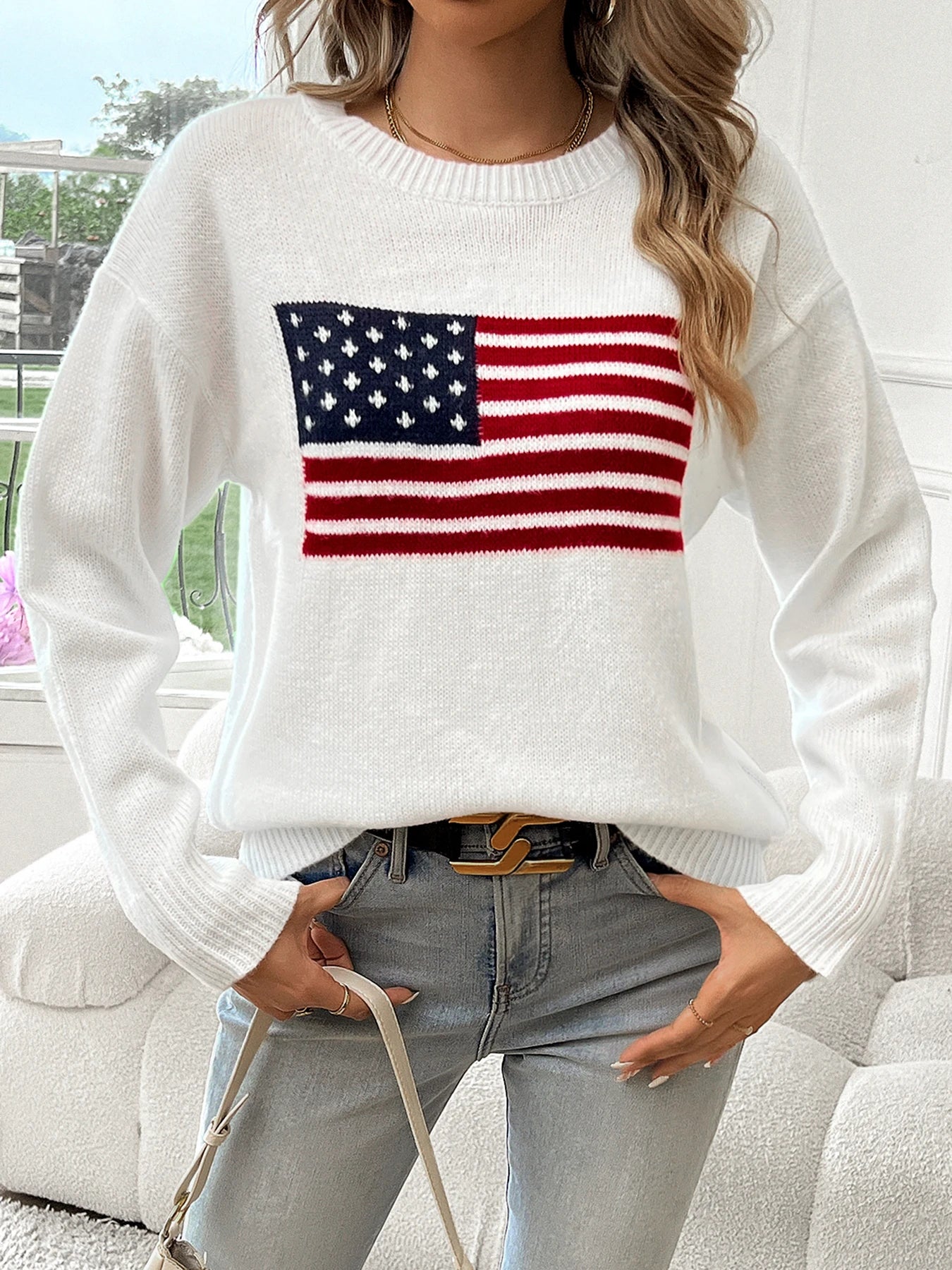 Suéter Feminino USA
