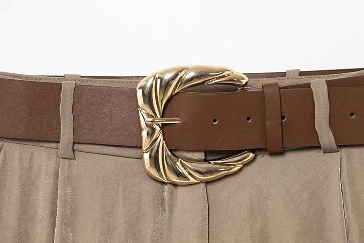 Calça Pantalona Feminina Casual