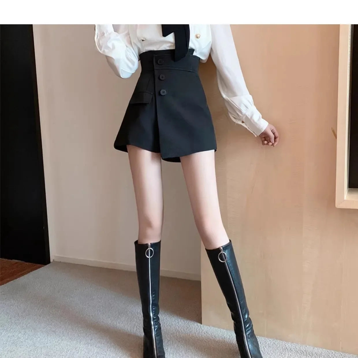 Short Saia Zenda Alva Feminino