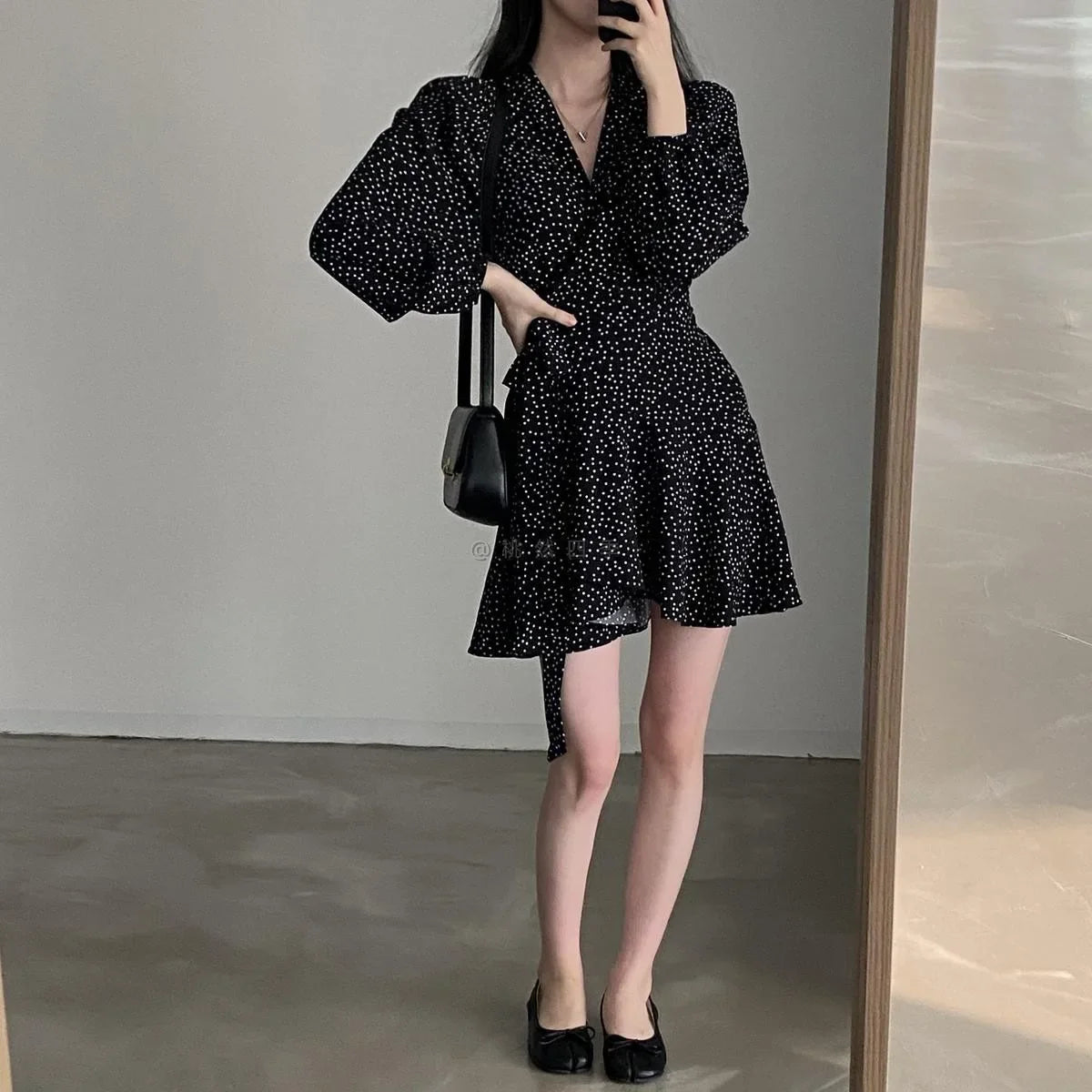 Vestido Manga Longa Feminino