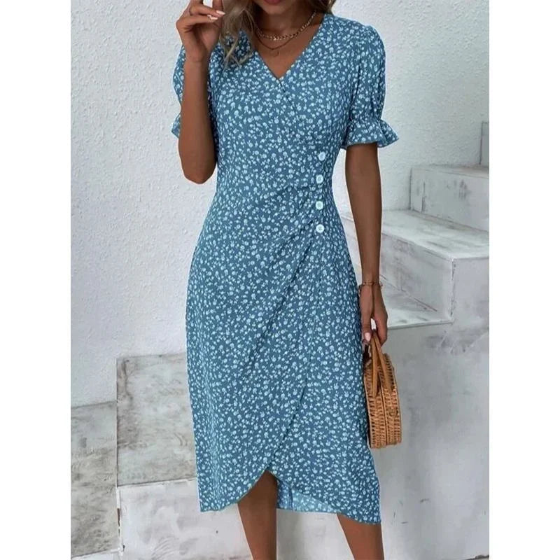 Vestido Verão Casual Feminino