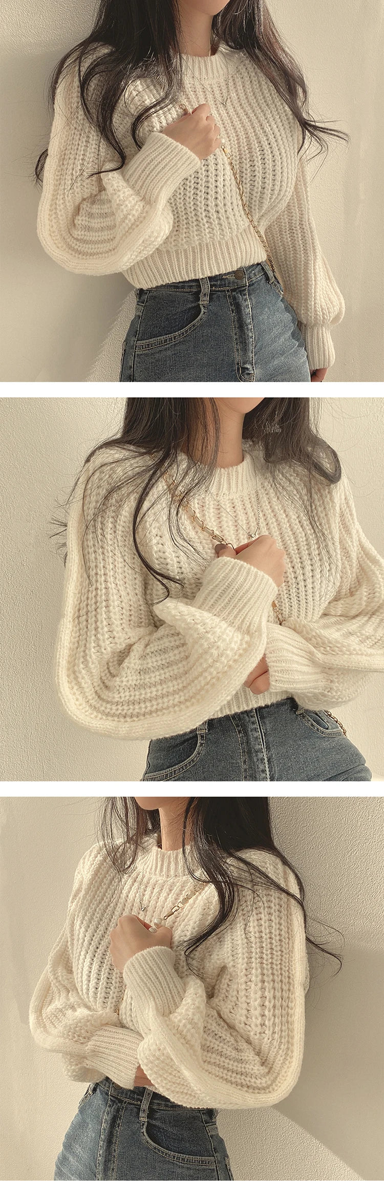 Suéter Tricot Feminino Inverno