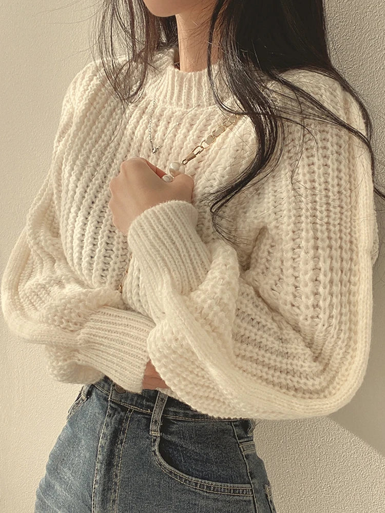 Suéter Tricot Feminino Inverno