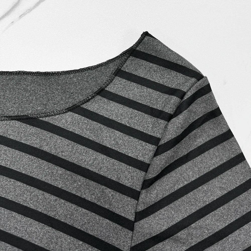 Camisa Casual Feminina Listrada