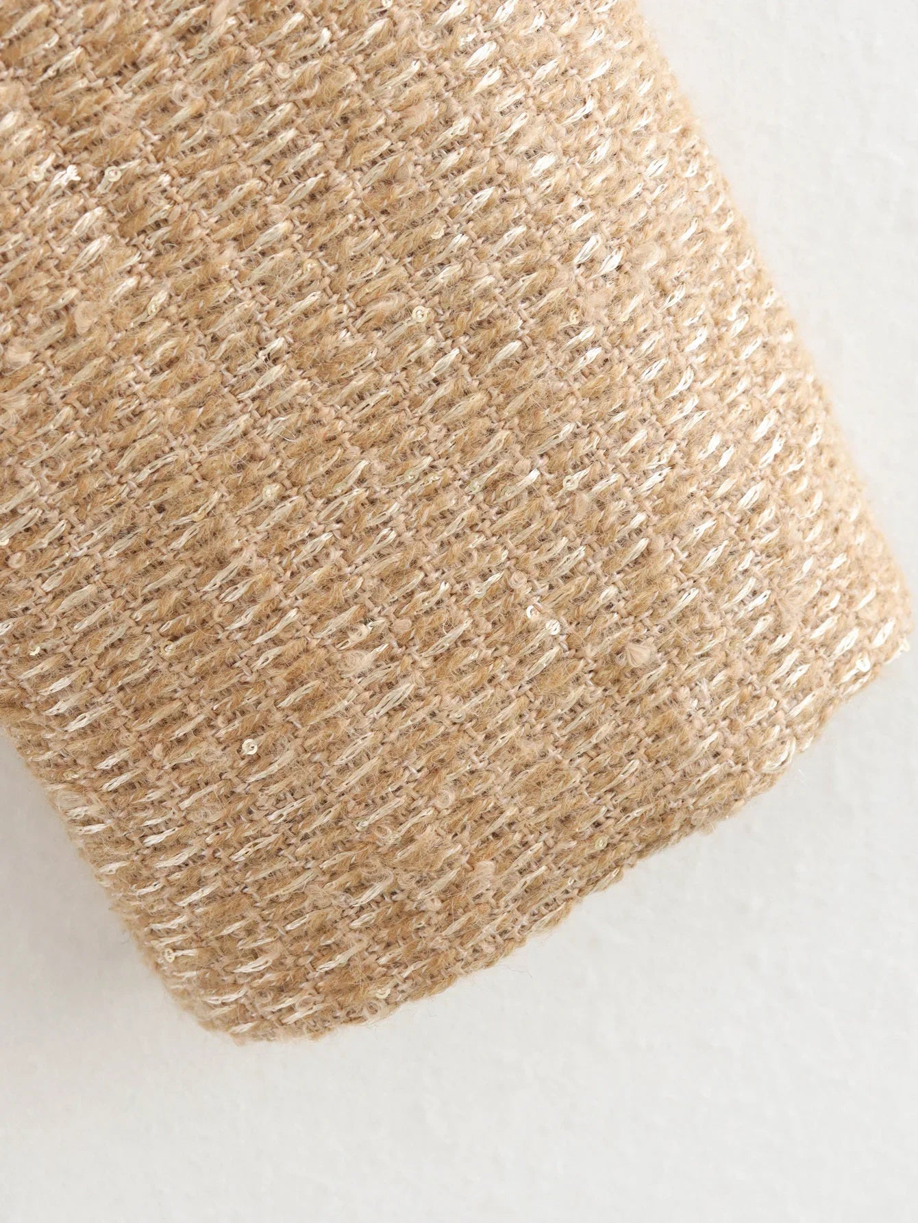 Jaqueta de Lã Tweed Feminina