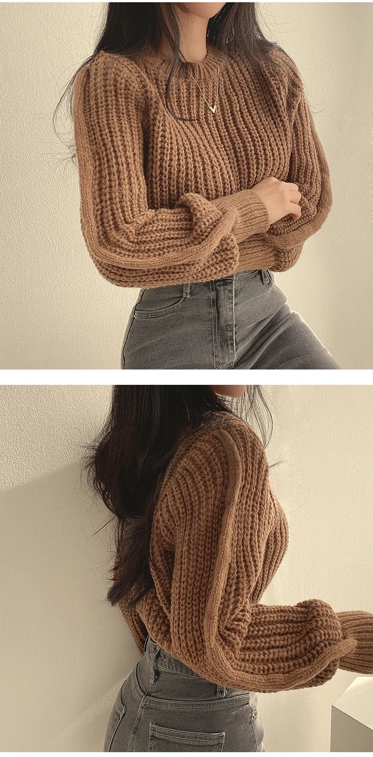 Suéter Tricot Feminino Inverno