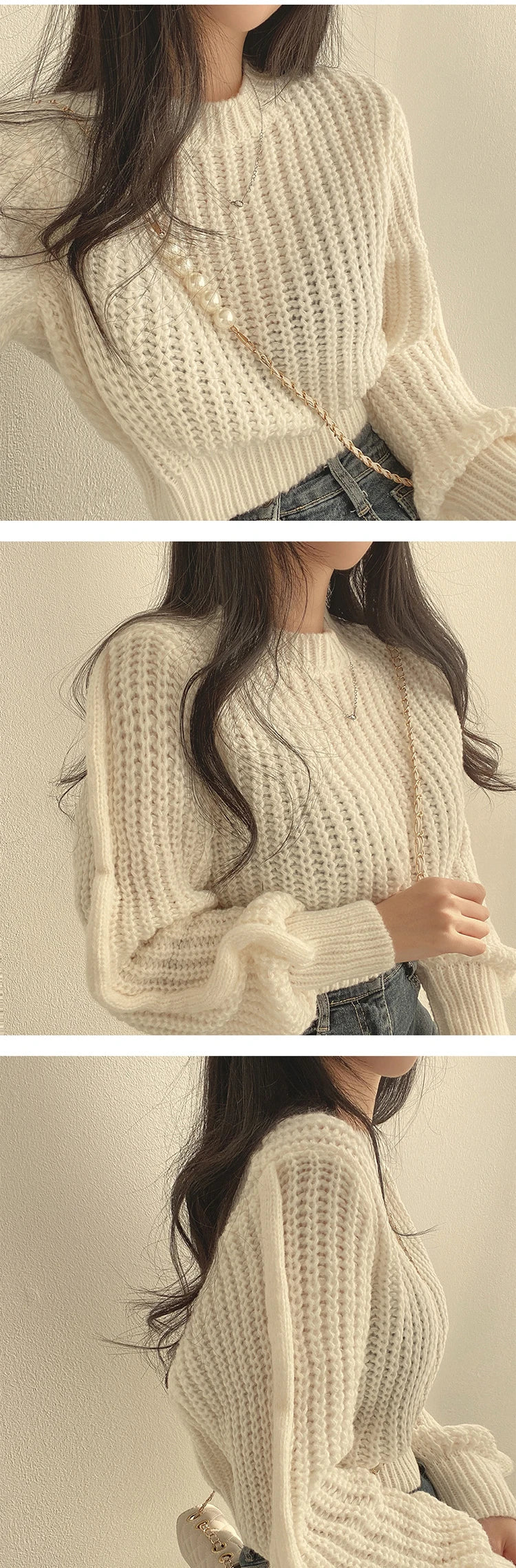 Suéter Tricot Feminino Inverno