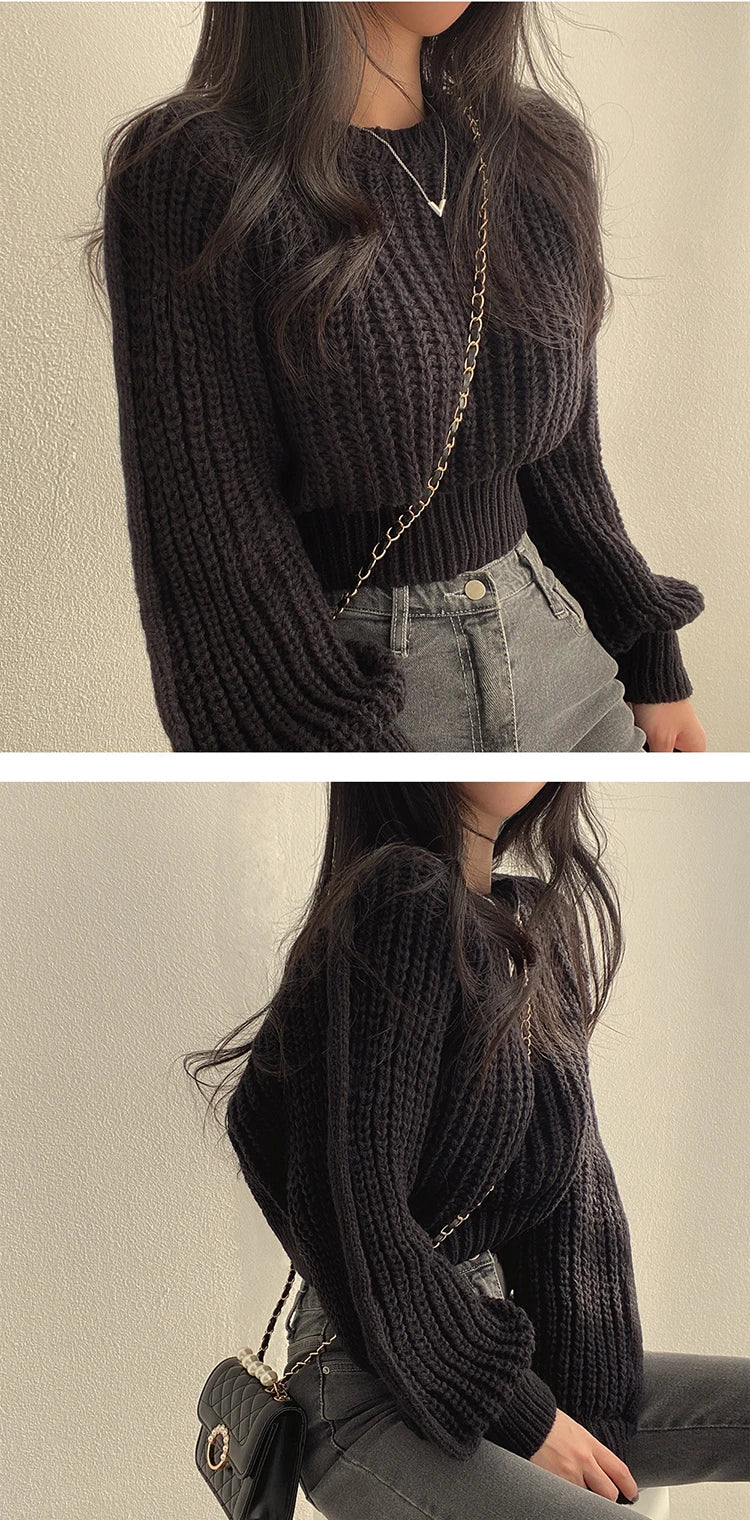 Suéter Tricot Feminino Inverno