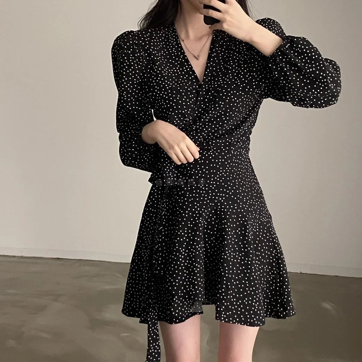 Vestido Manga Longa Feminino