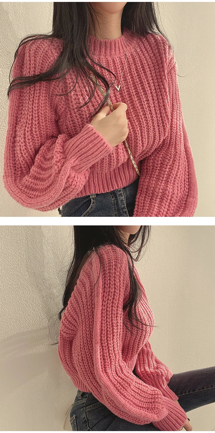 Suéter Tricot Feminino Inverno