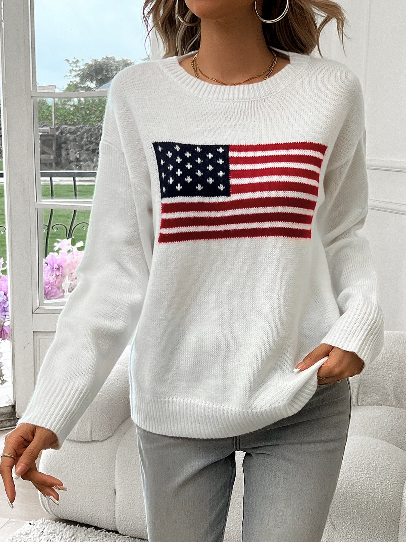 Suéter Feminino USA