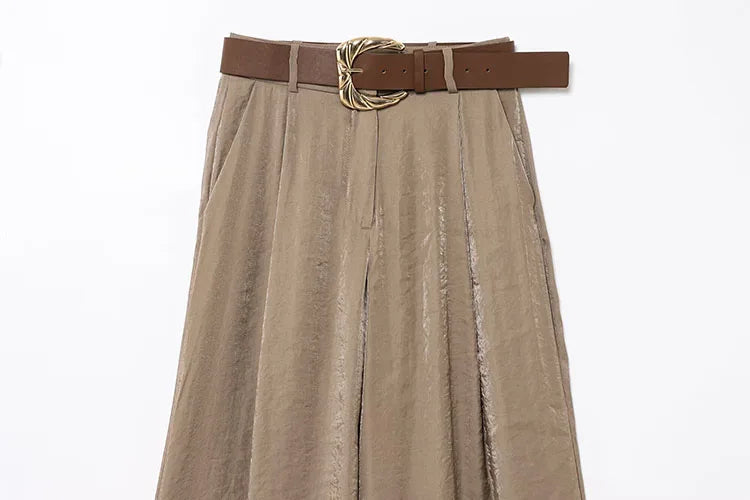 Calça Pantalona Feminina Casual