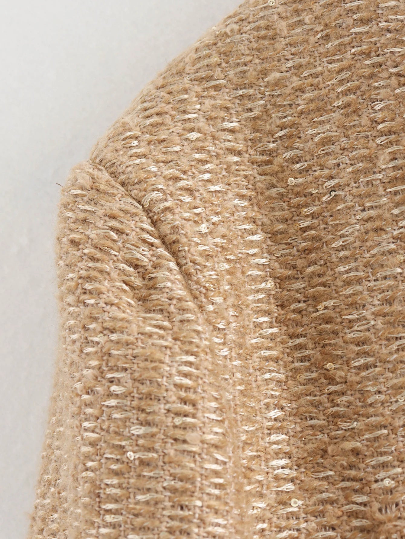 Jaqueta de Lã Tweed Feminina