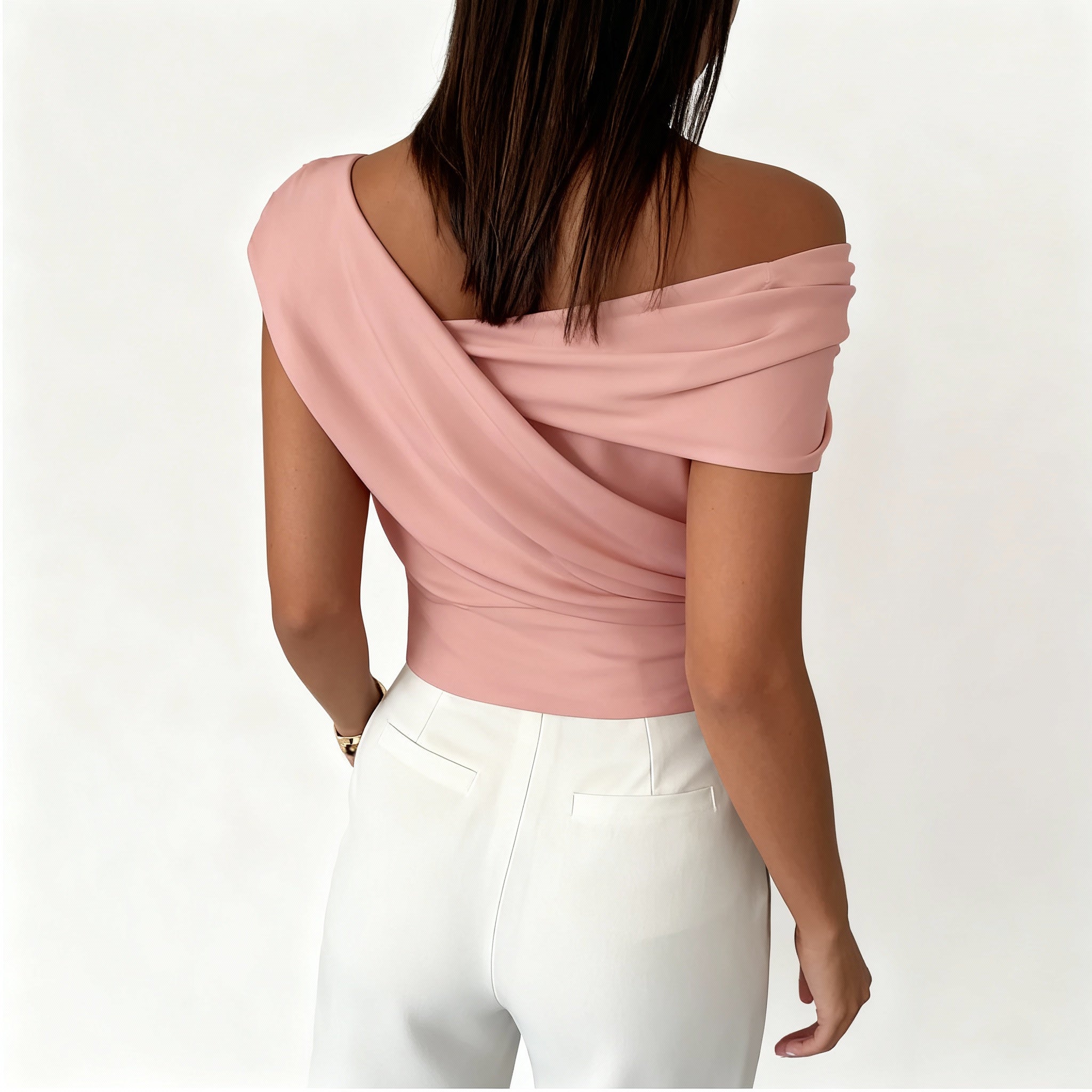 Blusa Ombro Caído Feminina