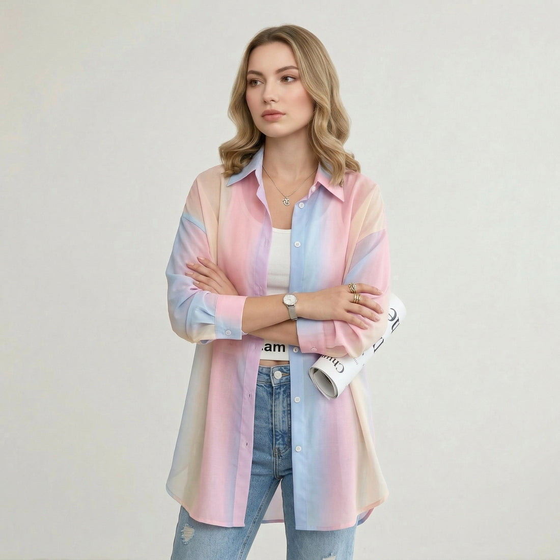 Camisa Longa Feminina