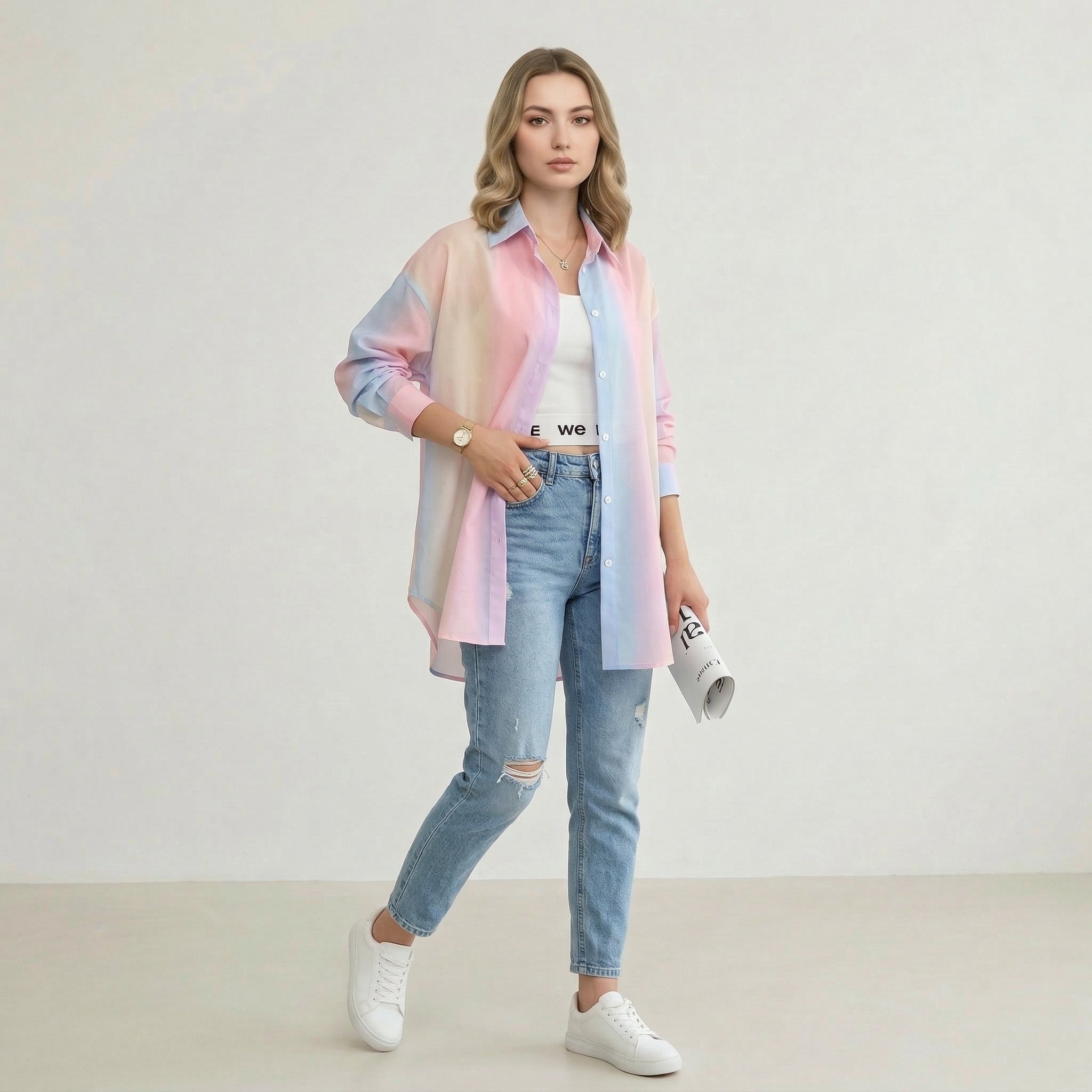 Camisa Longa Feminina