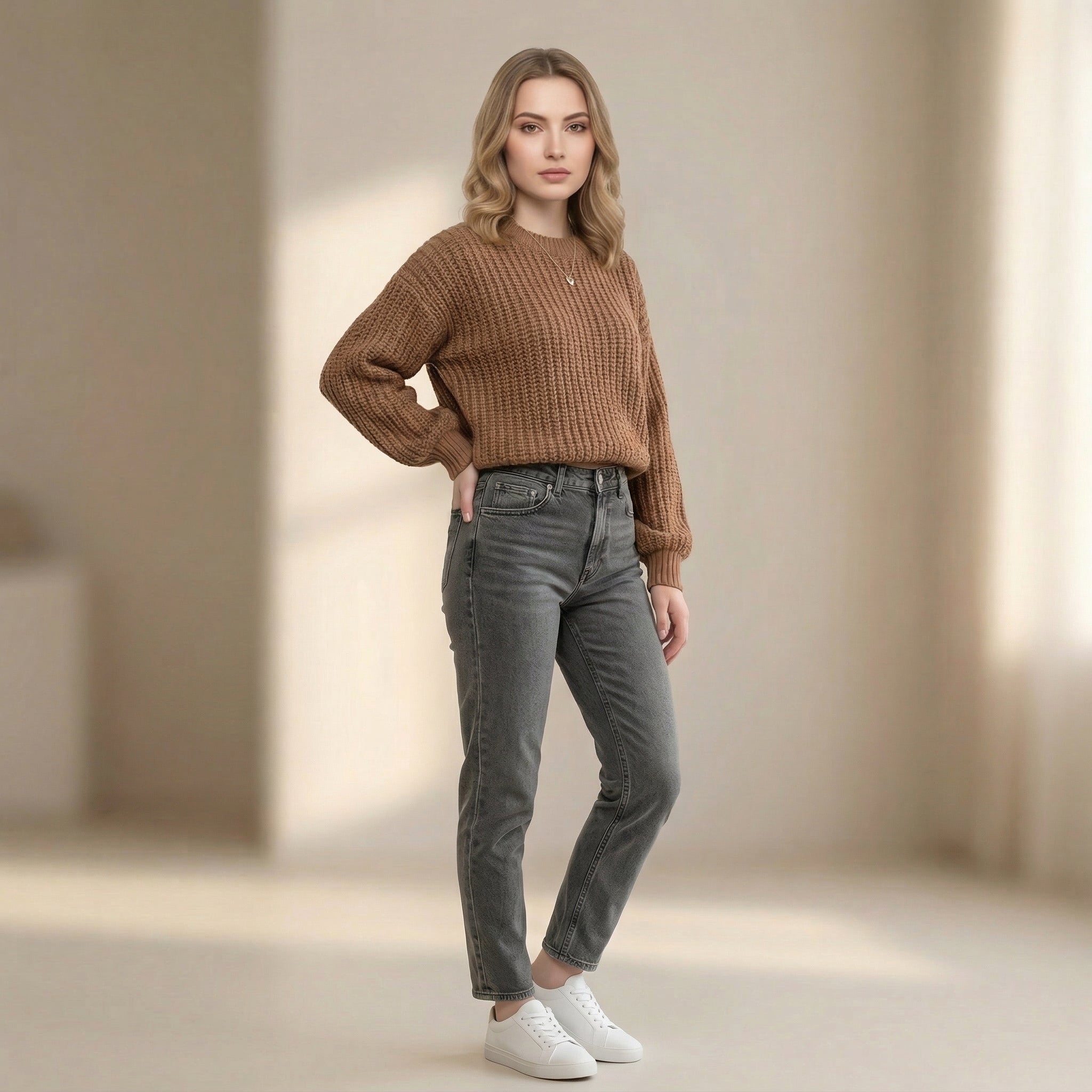 Suéter Tricot Feminino Inverno