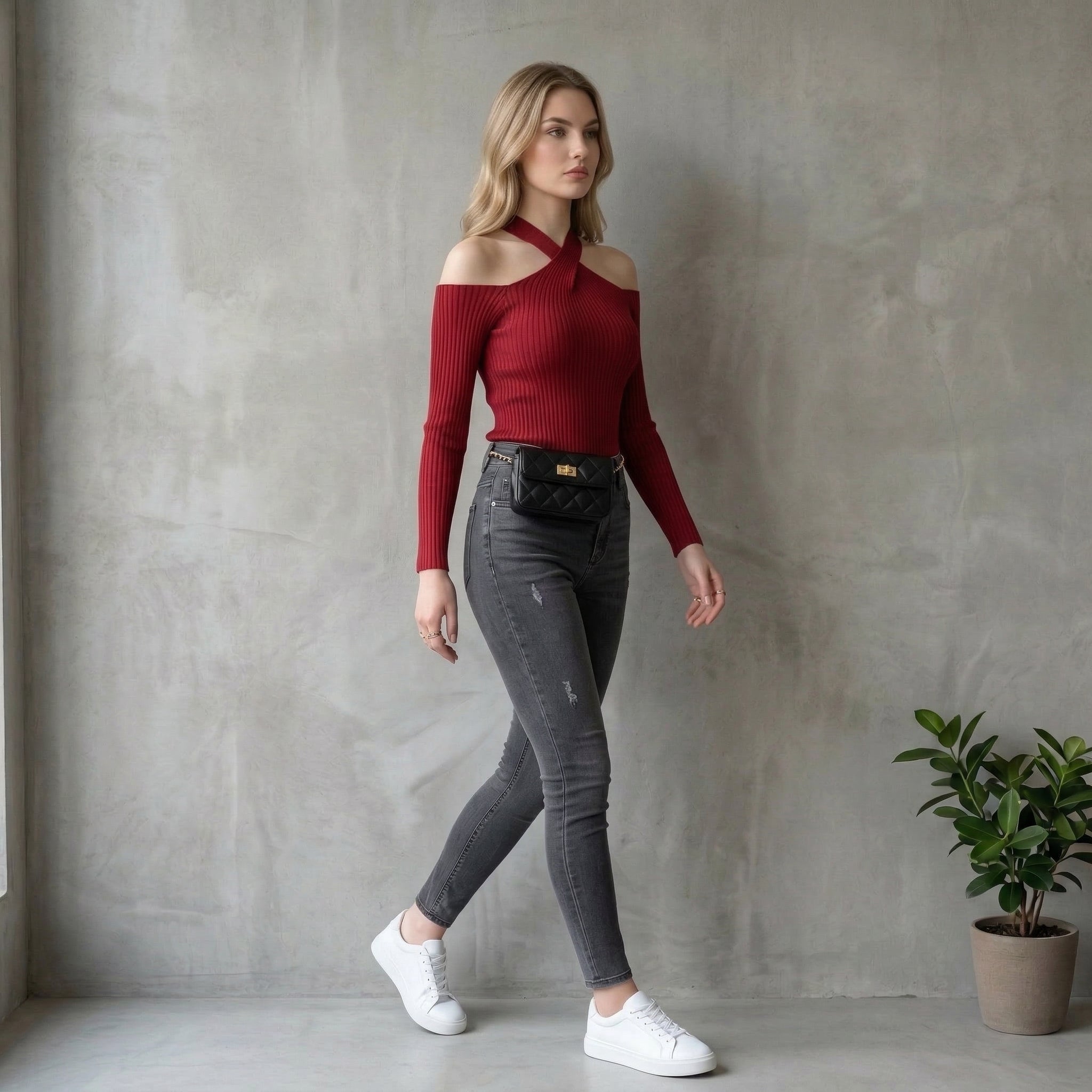 Blusa Colar Feminina