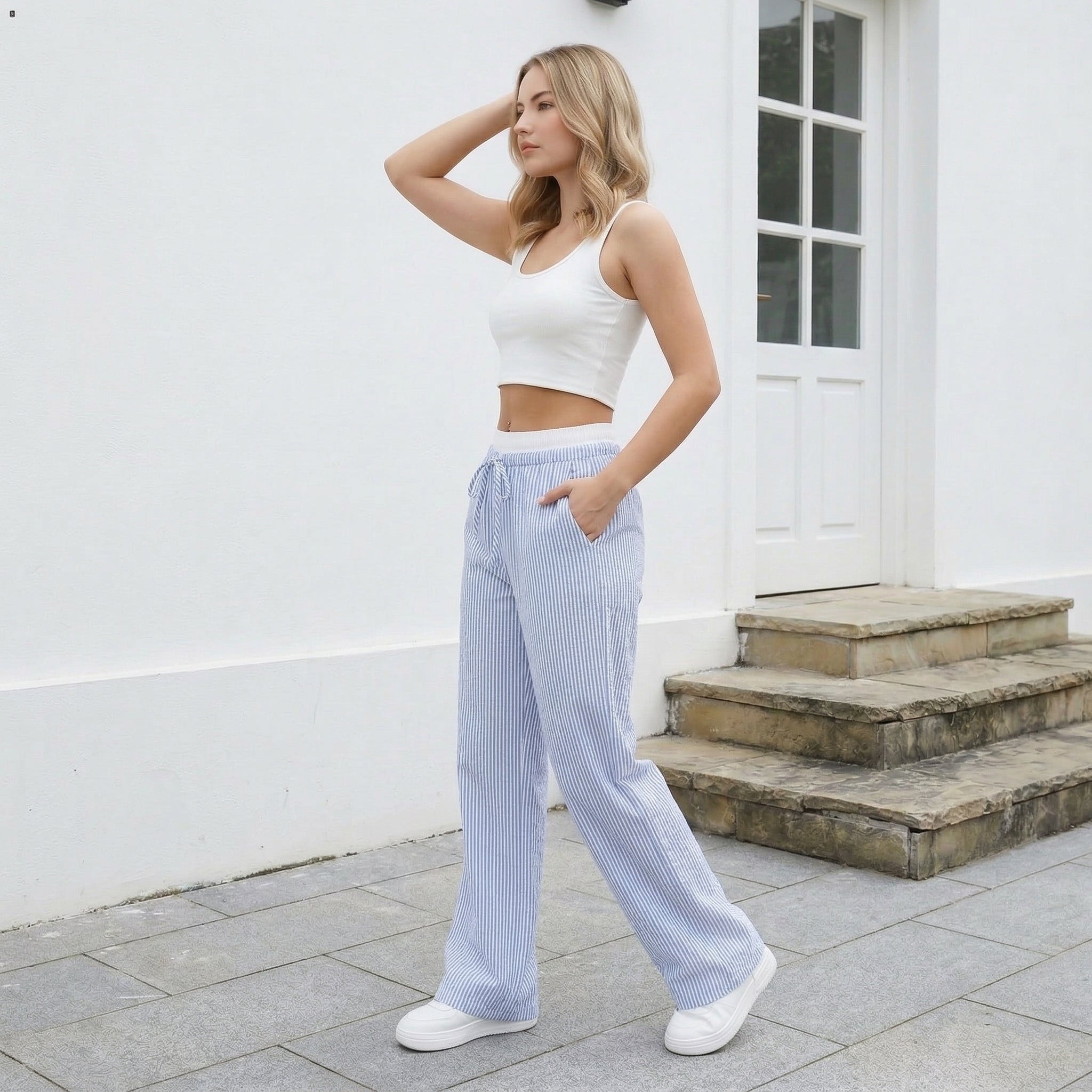 Calça Pantalon Feminina