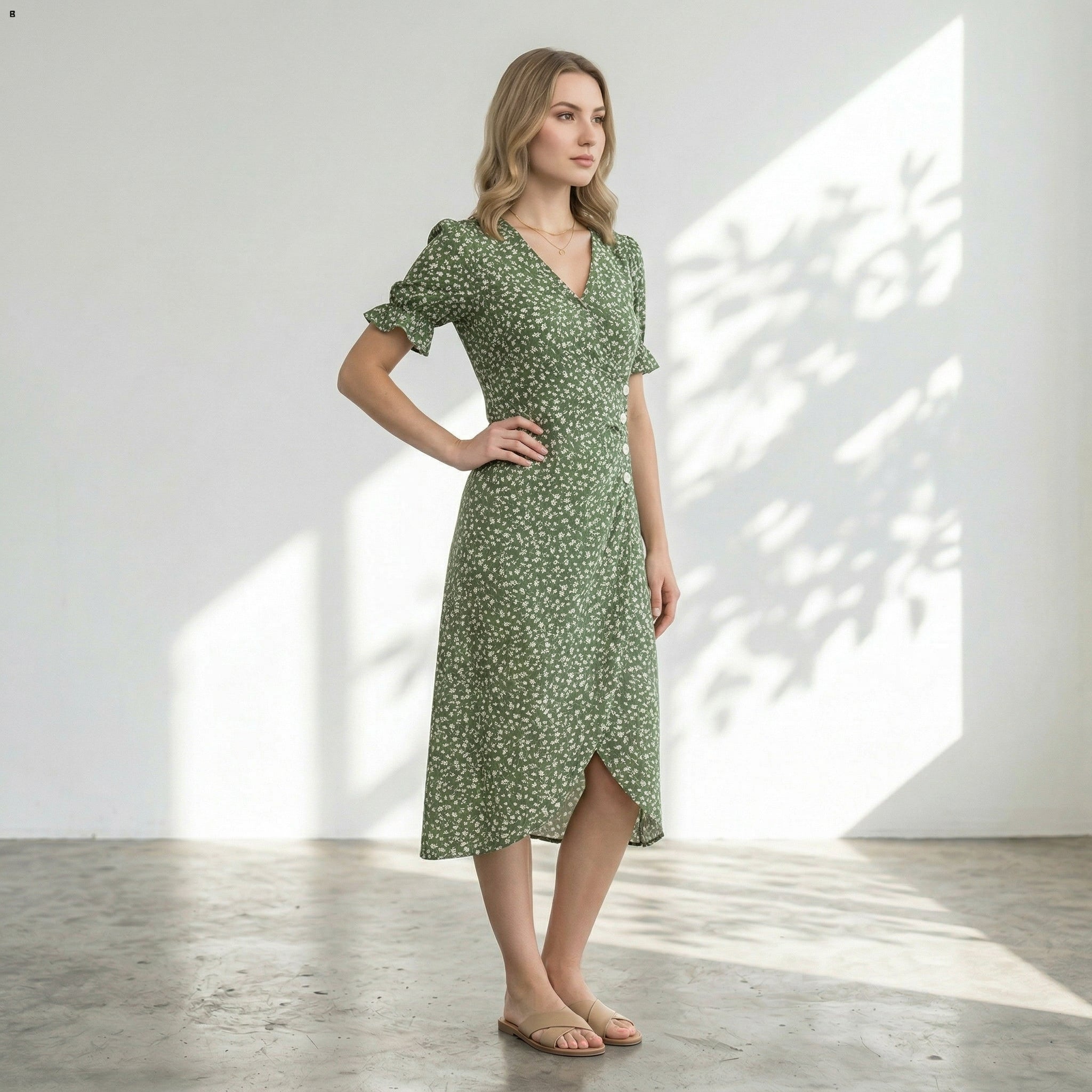 Vestido Verão Casual Feminino