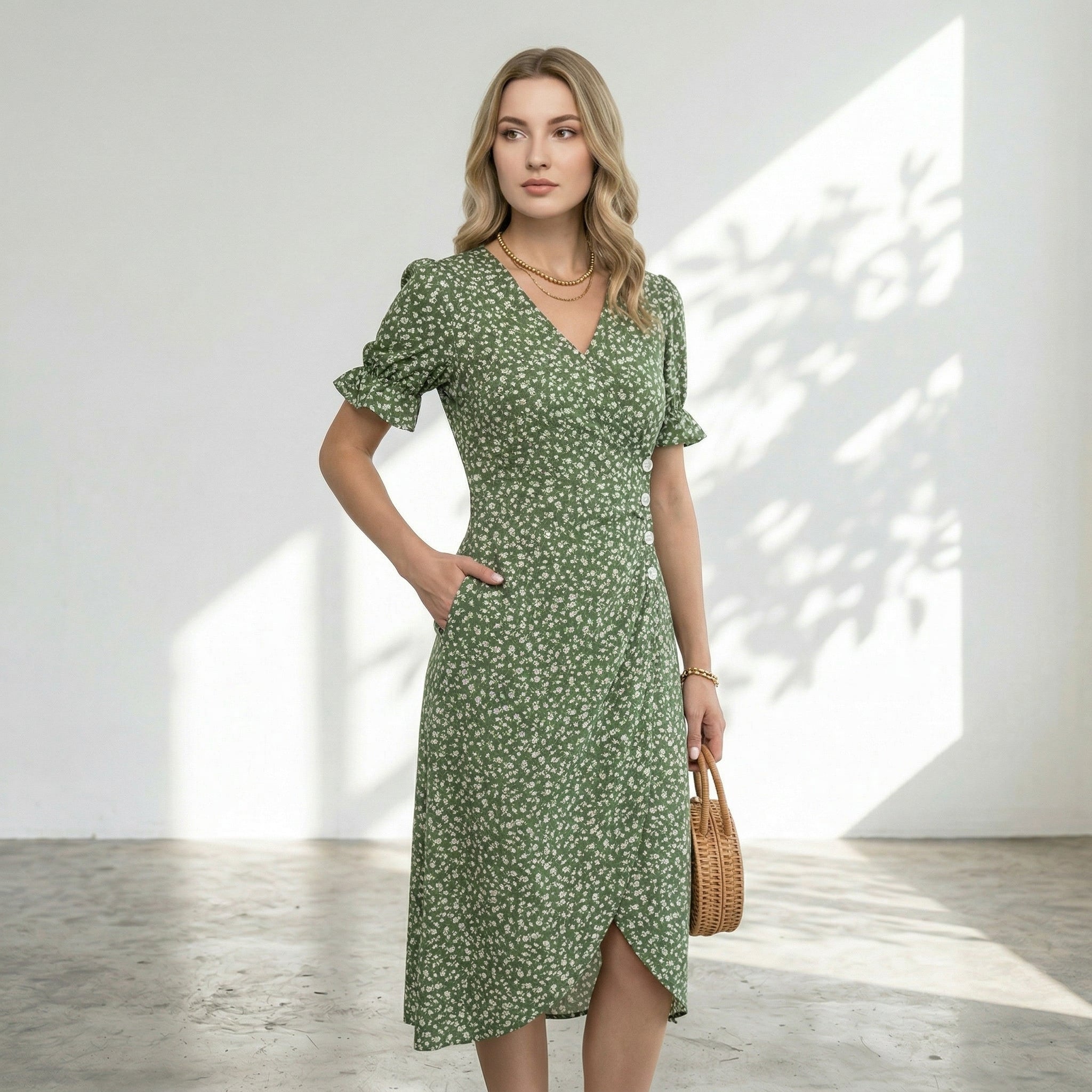 Vestido Verão Casual Feminino