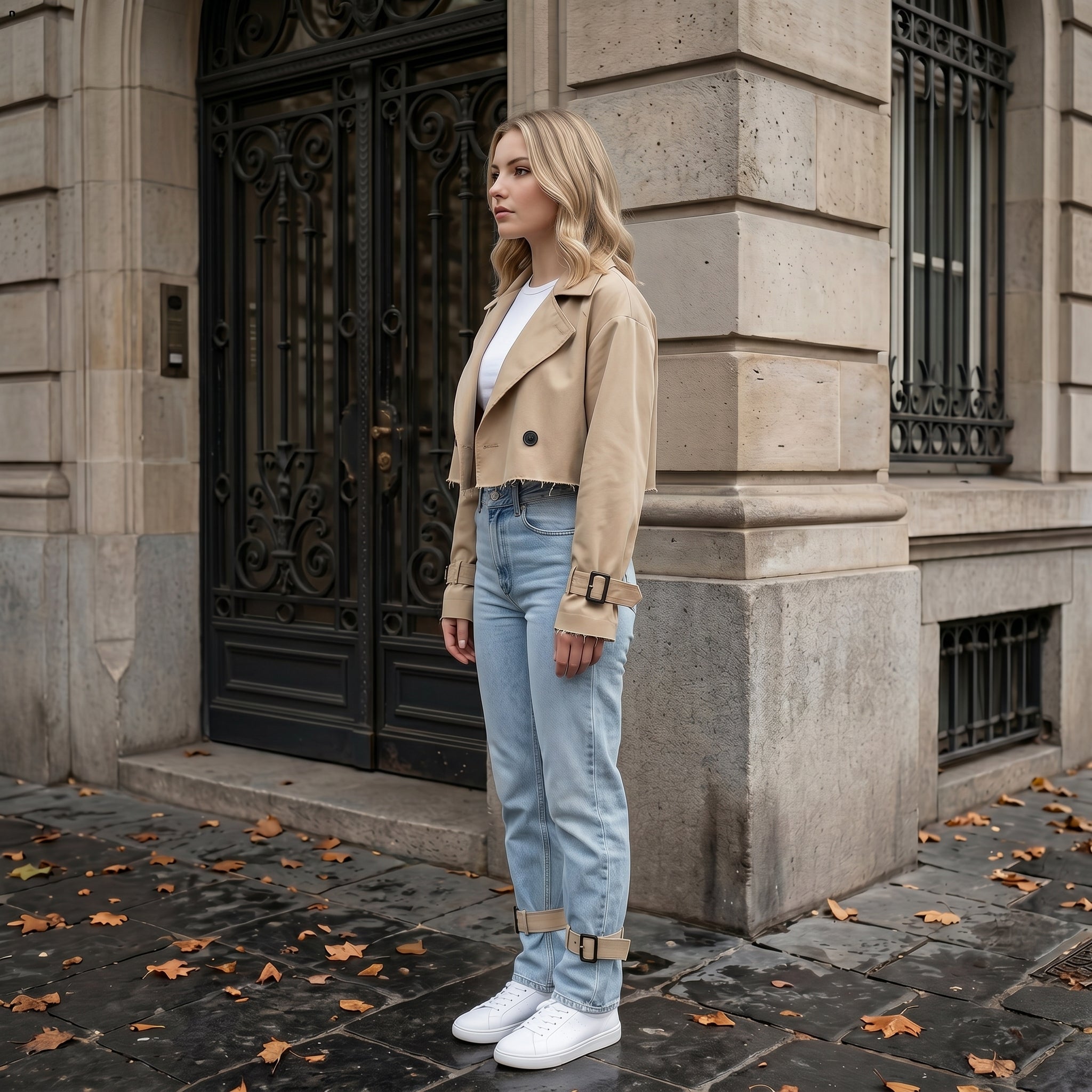Jaqueta Cropped Feminina